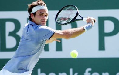 Video tennis: Roger Federer tốc hành vào tứ kết Indian Wells